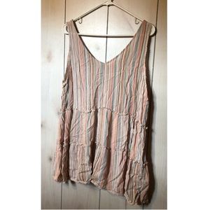 Multicolored Striped Tank.